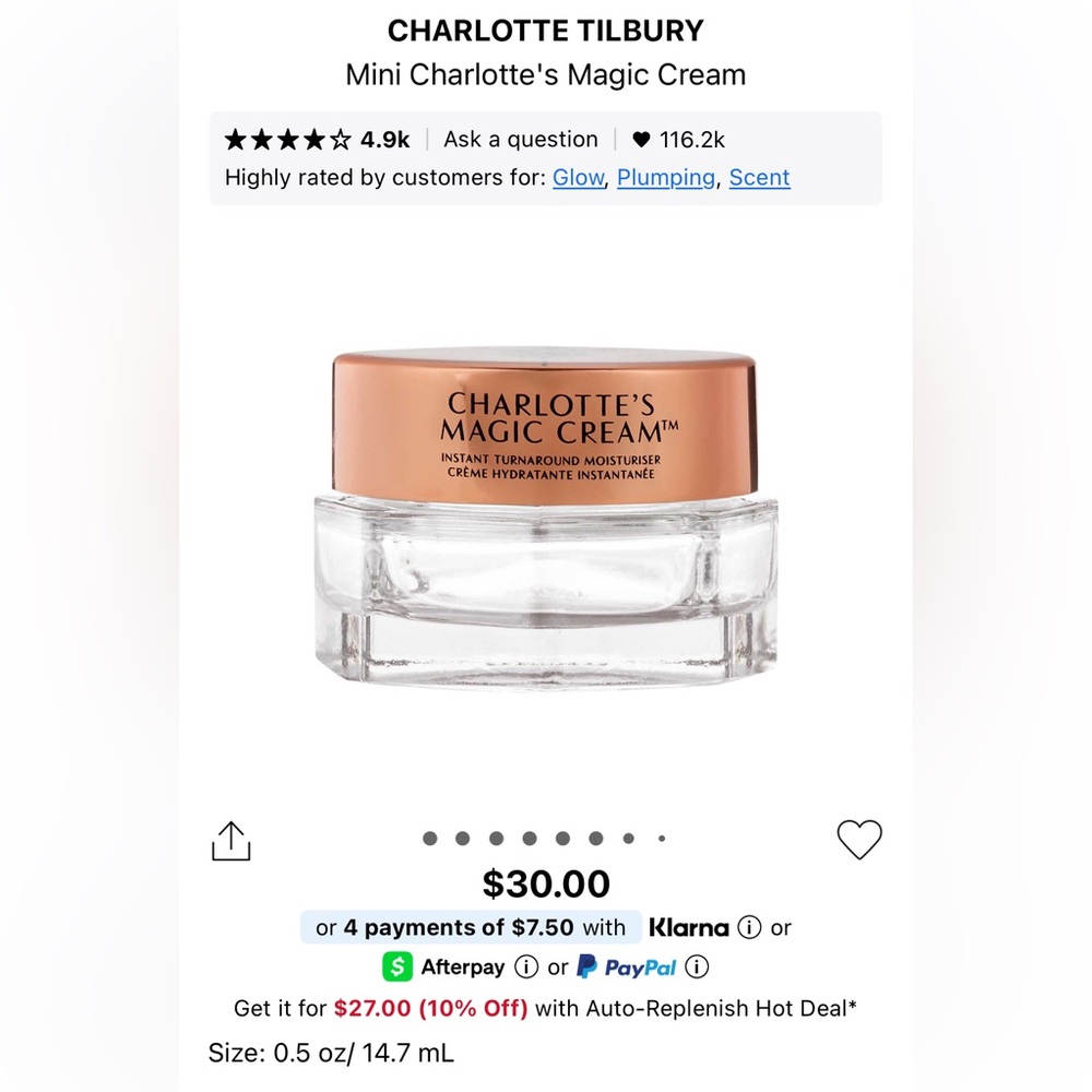 Charlotte Tilbury Mini Magic Cream